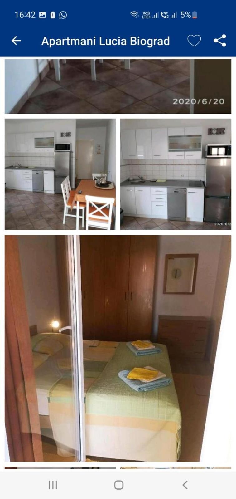 Apartmani Lucia Biograd Biograd Na Moru Exterior photo